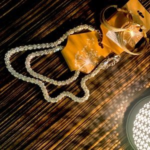 Necklace bracelet earrings